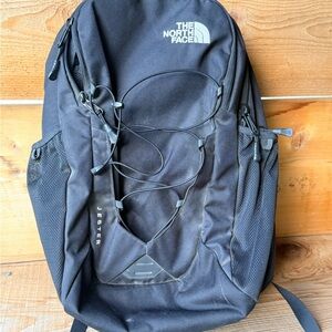 The North Face Backpack in Black with Bungee Front